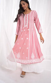 Pink Flair Kurta With Plazzo Set